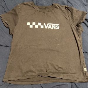 Vans juniors size XL. T-shirt. Black checkered. Worn once